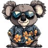 Koala Comic Cool Sommer