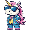 Einhorn Cool Sommer