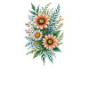 Lebendige Blumenstraußharmonie