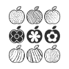 Apple Pattern (Black)