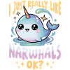Narwhal Chibi Kawaii
