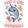 Narwhal Chibi Kawaii