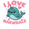 Narval Chibi Kawaii