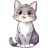 Cute Cat Child Birthday
