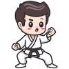 Karate Boy Drawing