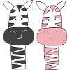 zebra mr and mrs