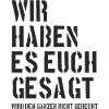 Wir haben es euch gesagt