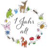 1 Jahr alt Tiere