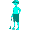 Golfer Golf Clubs