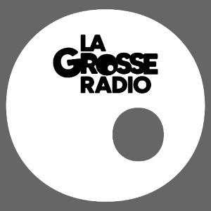 LaGrosseRadio Logo GrosseCaisse White 4x