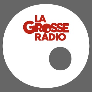 LaGrosseRadio Logo GrosseCaisse White Rock