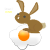Bunny Easter Egg Egg Egg