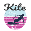 Retro Kiteboarding Adventure Vibes