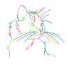 Cat art lines
