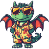 Drache Cool Sommer