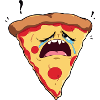 sad pizza