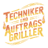 Techniker und Auftragsgriller