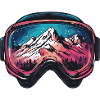Ski Goggles Mountains Ski