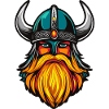 Wikinger Kopf Helm