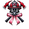 Coquette Bow Firefighter Firefighter Mom
