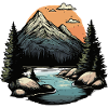 Mountains Outdoor Landscape