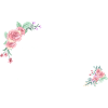Lettre m fleurs