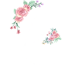 Lettre l fleurs