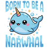 Narwhal Chibi Kawaii