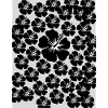Black White Flower