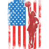 USA Patriotic Cheerleader