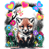 Frühling Retro Fuchs Füchse Frühlingsanfang