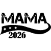 Proud Mom 2026 Star Motif