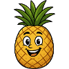 Bande dessinée ananas
