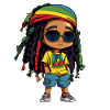Reggae girl with style