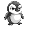 Grumpy Penguin