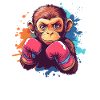Boxing Monkey