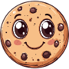 Cookie with googly eyes