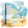 Volleyball court