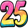 25 Number Comic
