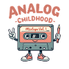 Analog Childhood Mixtape Cassette Design