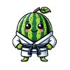 Karate Watermelon Master in Gi
