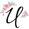 Letter u flowers