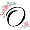 Letter o fleurs