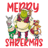 Shrek Design Merry Shrekmas Christmas
