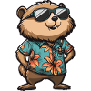Biber Comic Cool Sommer