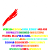 Hands Off Protest Statement Design