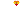 I Love Madrid Spagna Cuore Flag Lover Colosseo Gioco di parole