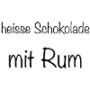heisse Schokolade mit Rum