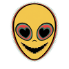 Psychedelic Alien Face Ravers