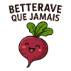 Beetroot with a vegetable